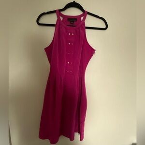 Magenta pink cocktail dress